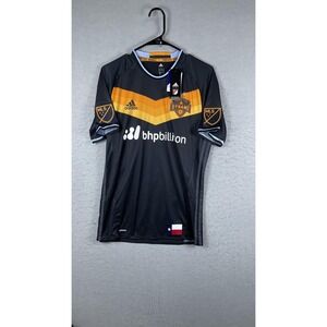 Houston Dynamo Jersey Mens Medium‎ Black Orange MLS Soccer Adidas Adizero